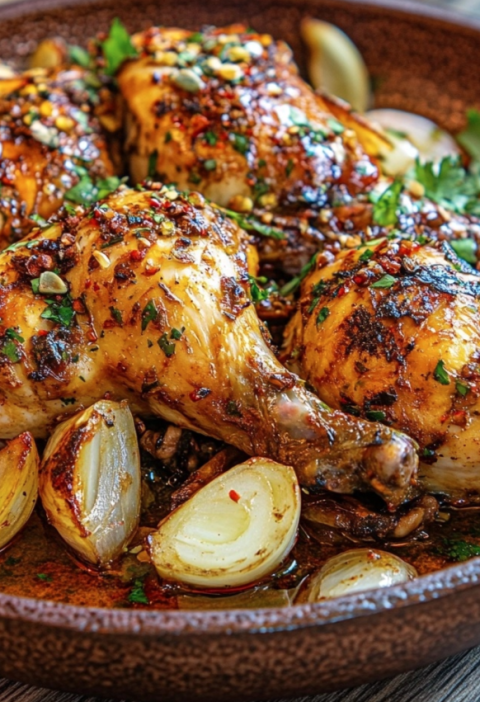 Musakhan Chicken with Sumac and Onions 