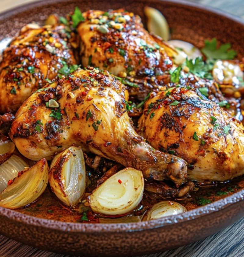 Musakhan Chicken with Sumac and Onions 