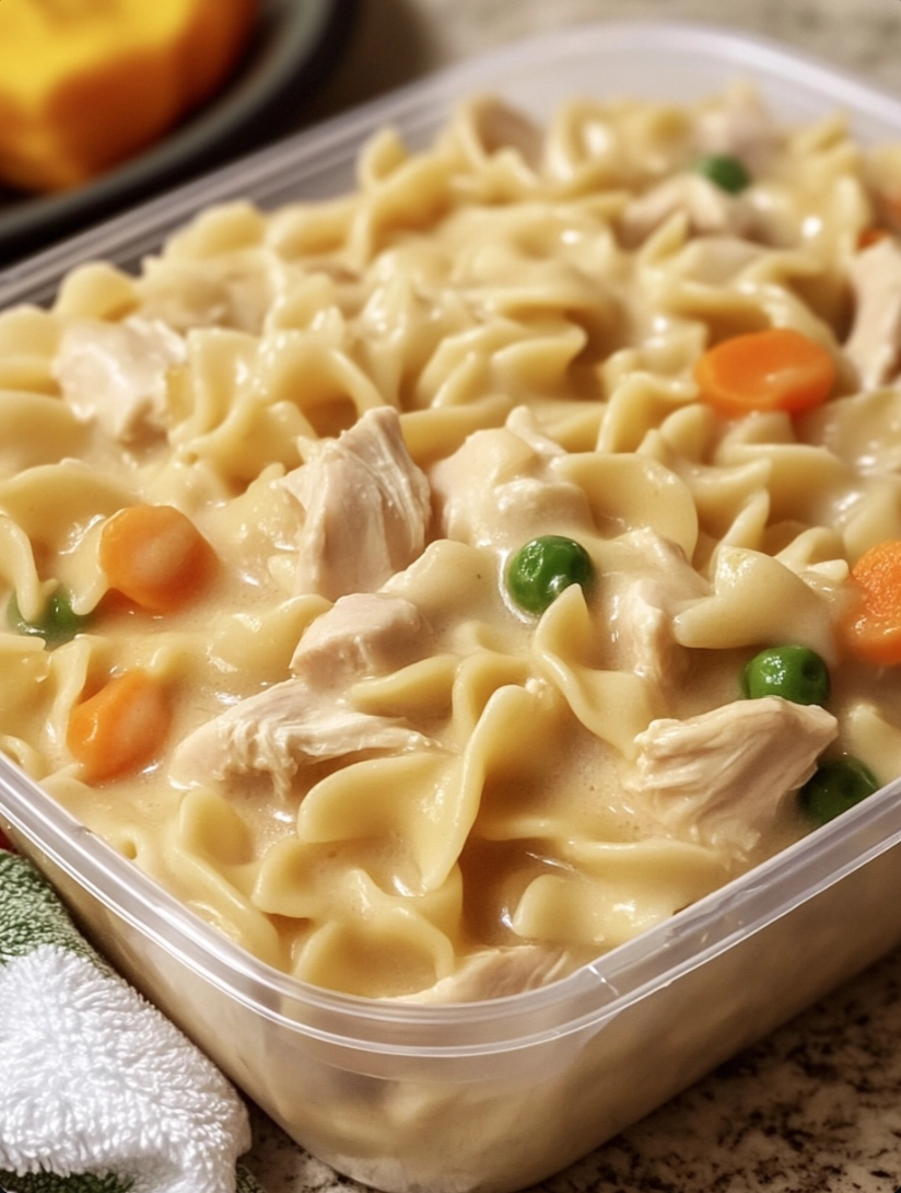 Comforting Chicken & Noodles