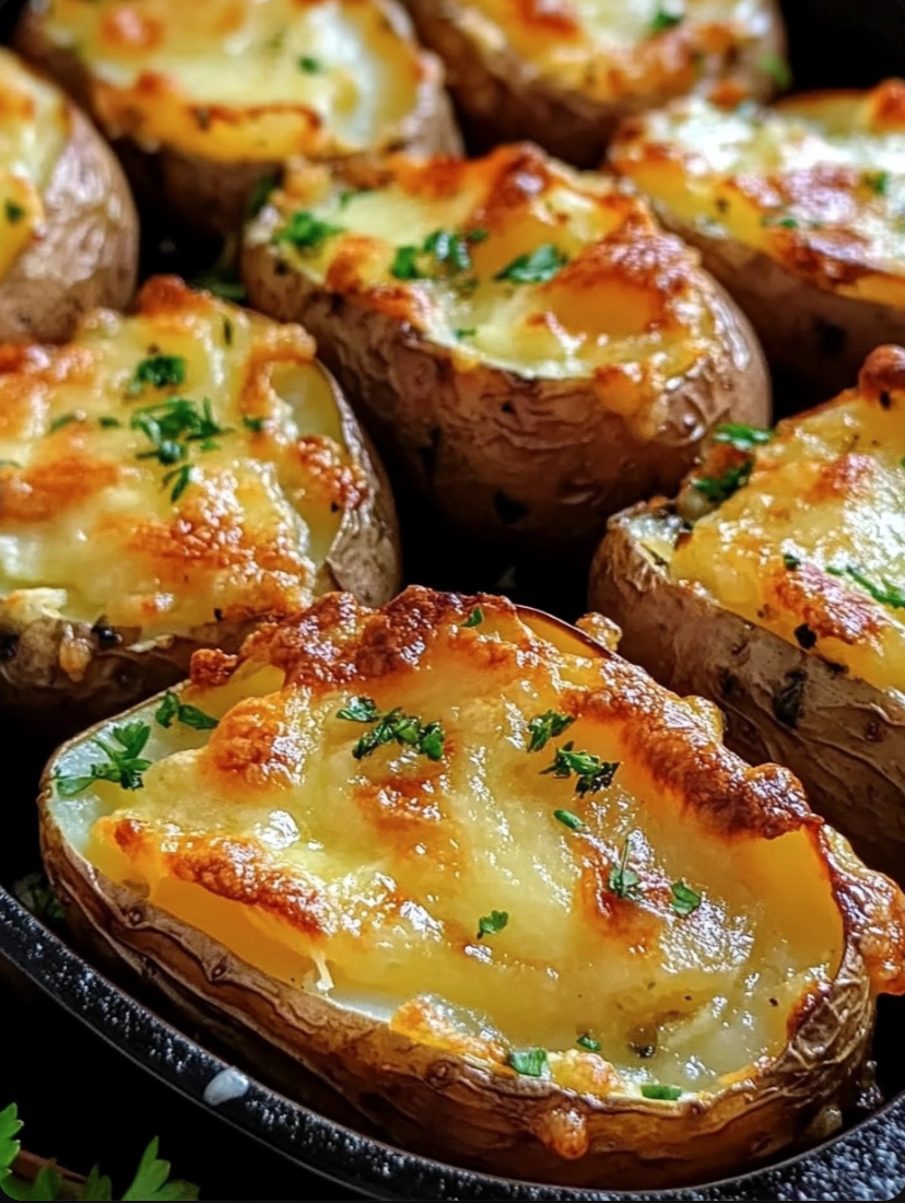 Garlic and Herb Baked Potatoes