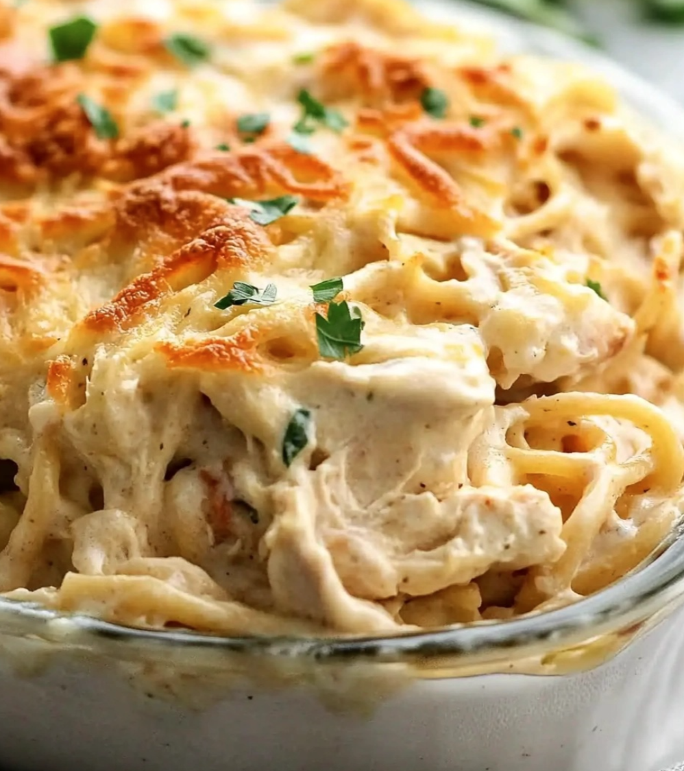 Creamy Chicken Tetrazzini