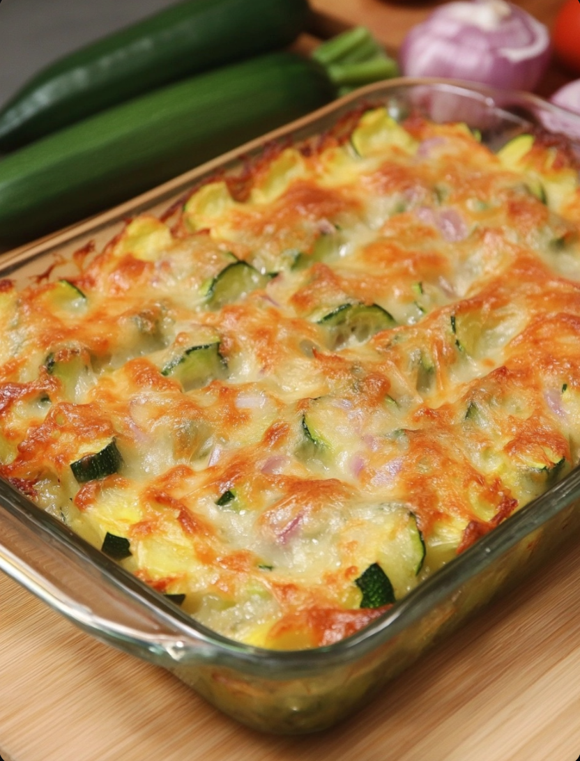 Grated Zucchini Bake