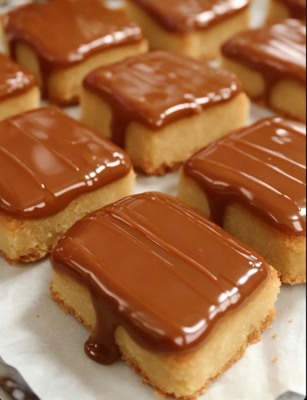 Homemade Bite-Size Millionaire's Shortbread 🍪🍯