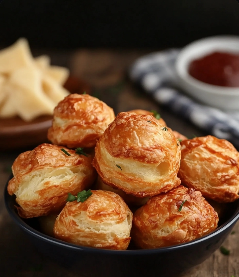 FRENCH CHEESE PUFFS (GOUGERES)