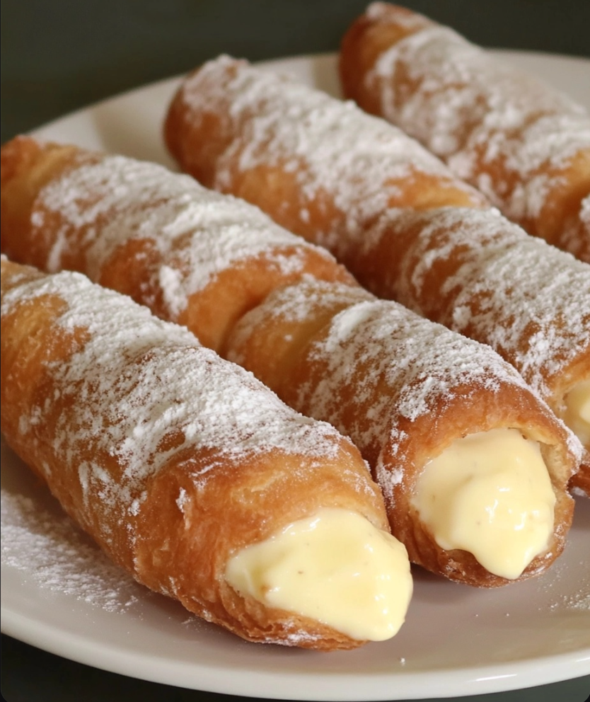 Italian Cream Stuffed Cannoncini