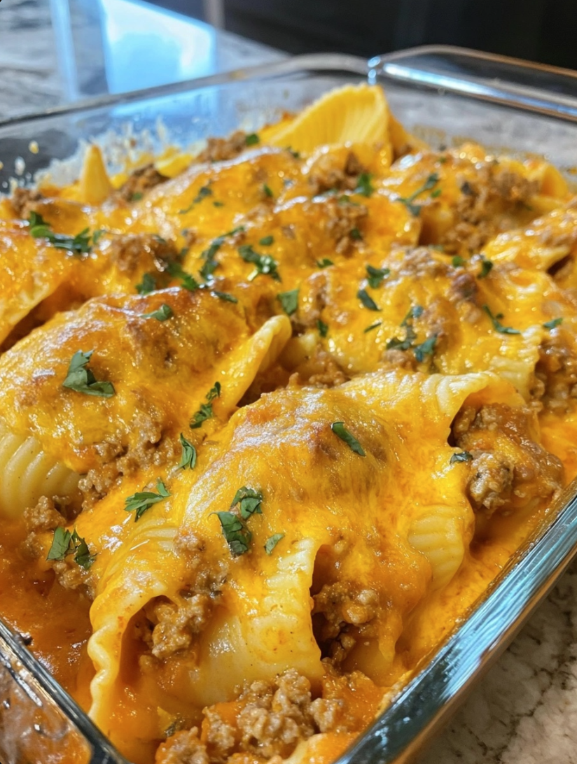 Taco Stuffed Pasta Shells