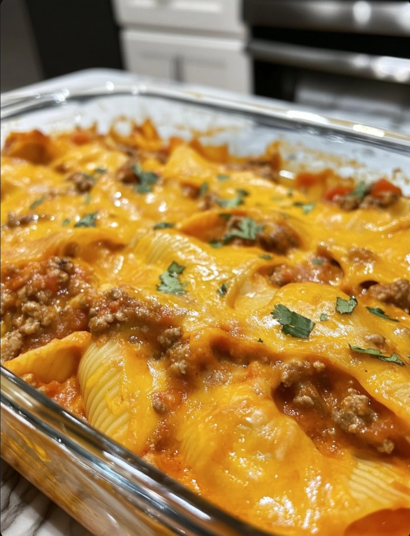 Taco Stuffed Pasta Shells