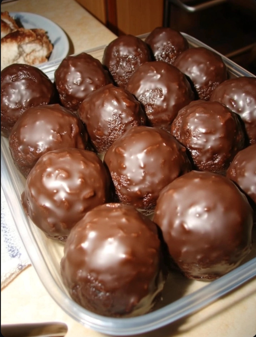 Chocolate Rice Krispie Balls Recipe | Baked Chicken