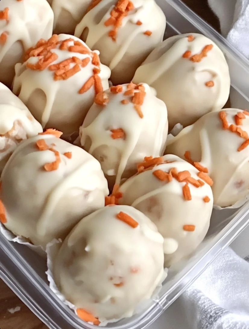 Carrot Cake Truffles Recipe | Baked Chicken Recipe