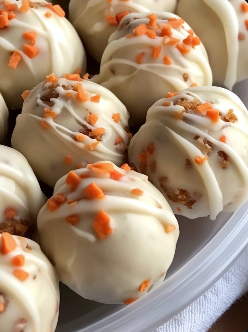 Carrot Cake Truffles Recipe | Baked Chicken Recipe