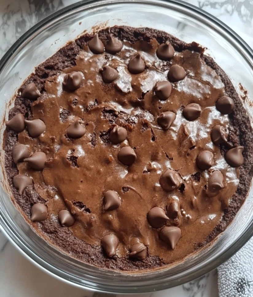 5-minute microwave brownies!