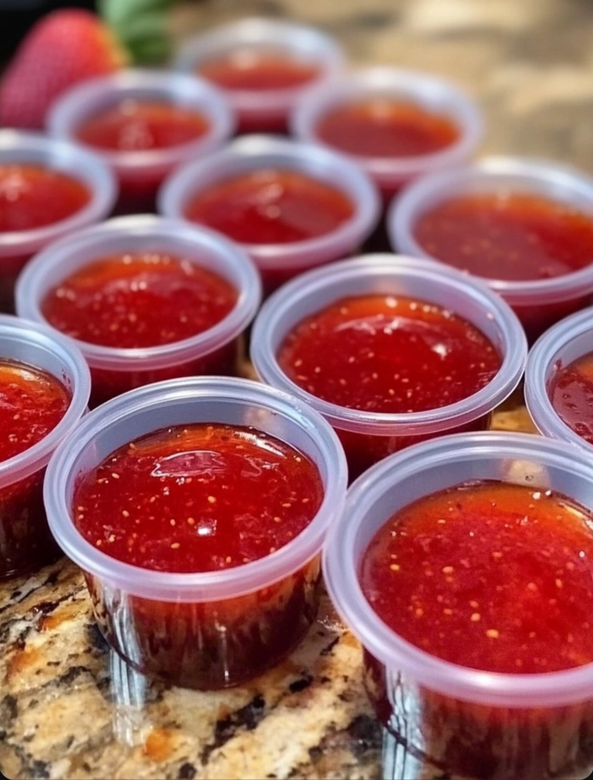 The Best Strawberry Jello Shots 🍓✨ | Spicy Mexican Jello Shots 🔥🍹
