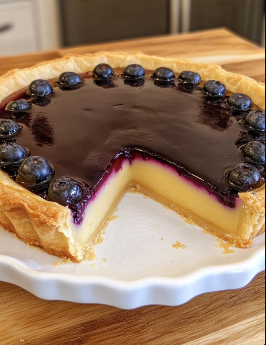 Lemon & Blueberry Tart 🍋🫐