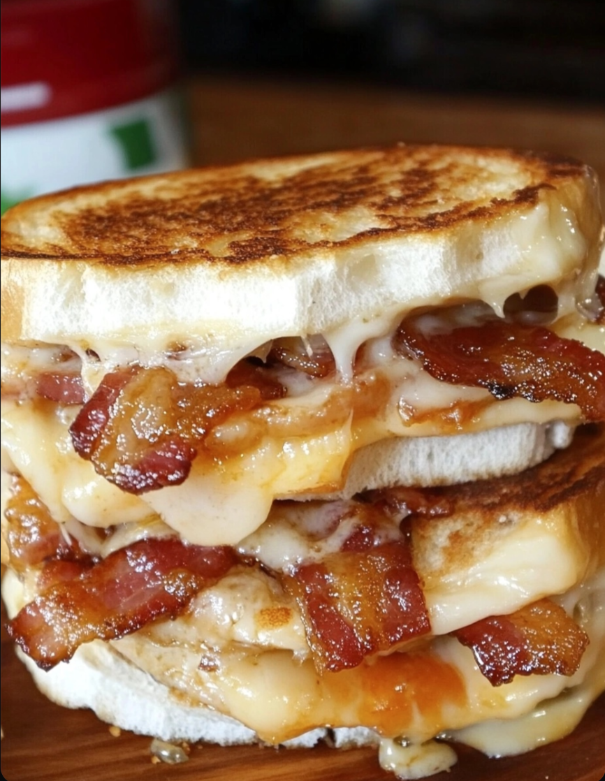 Grilled Cheese with Bacon 🥪🧀🥓