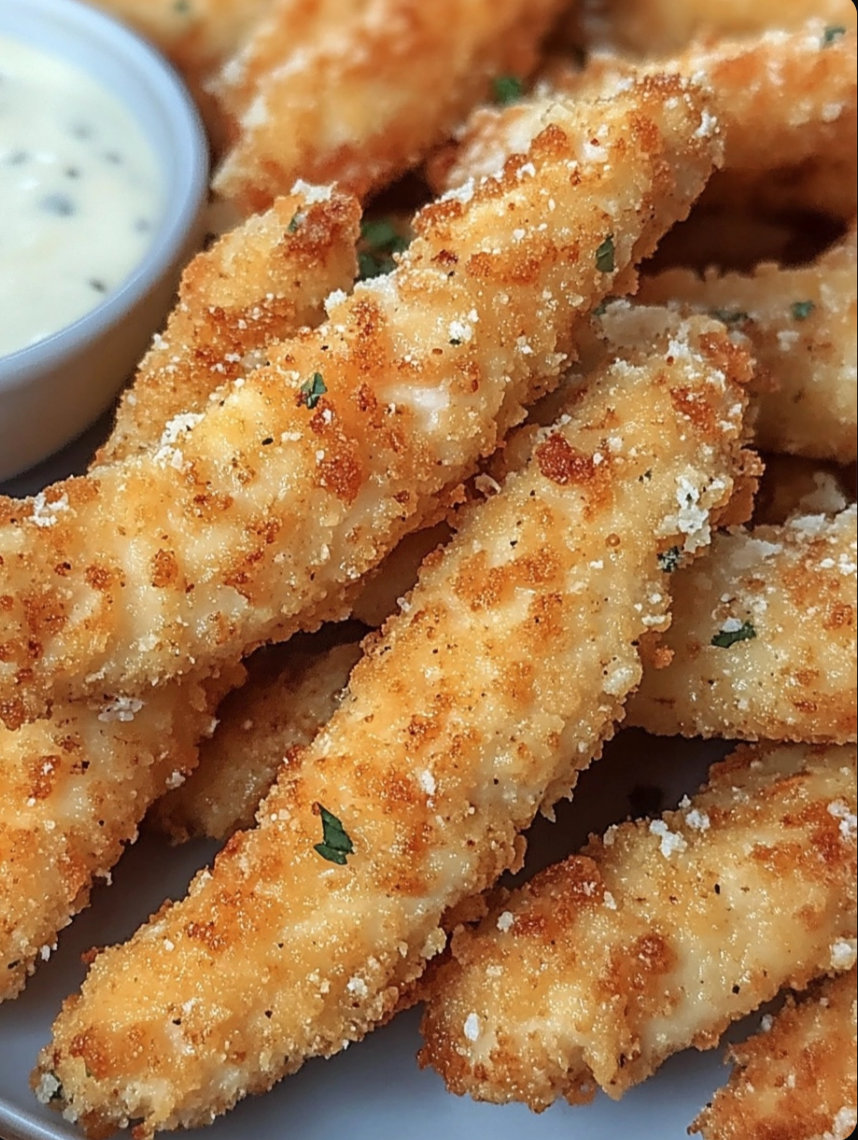ChatGPT said: Ranch Parmesan Chicken Tenders 🧀🍗✨.