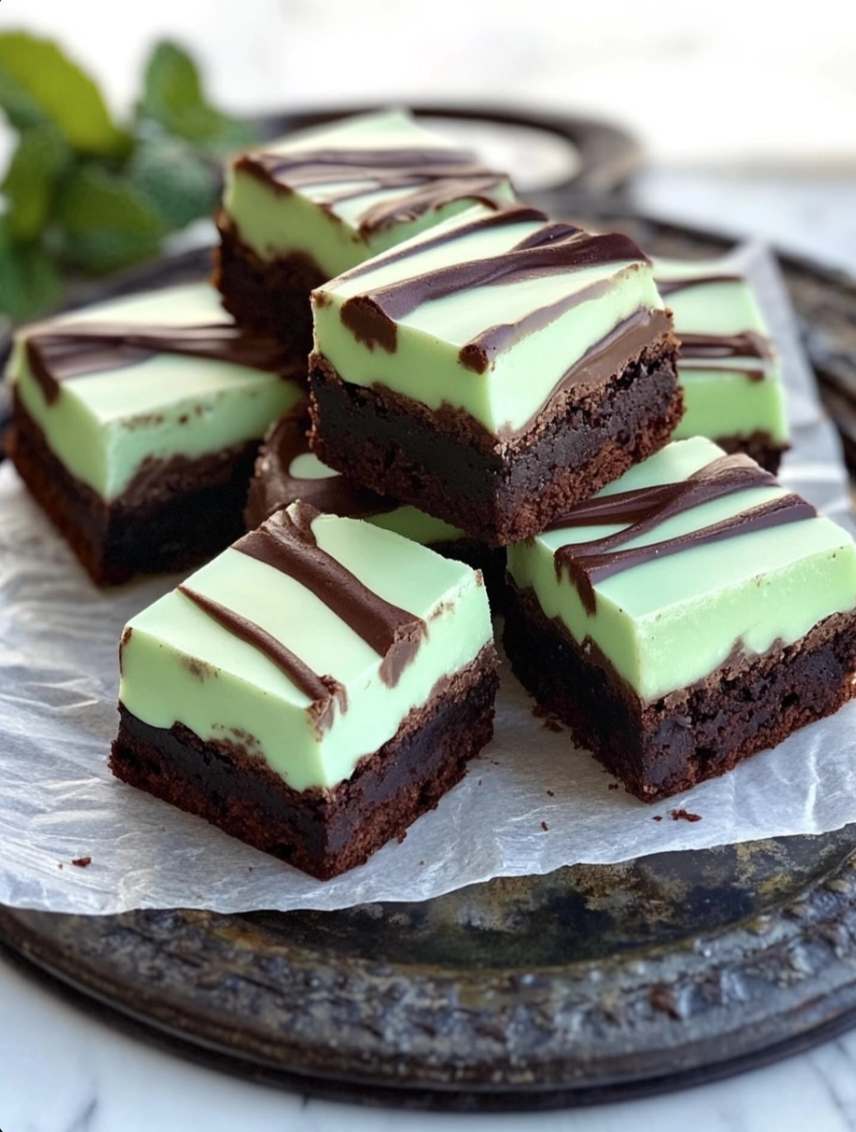 Mint Brownies 🍫