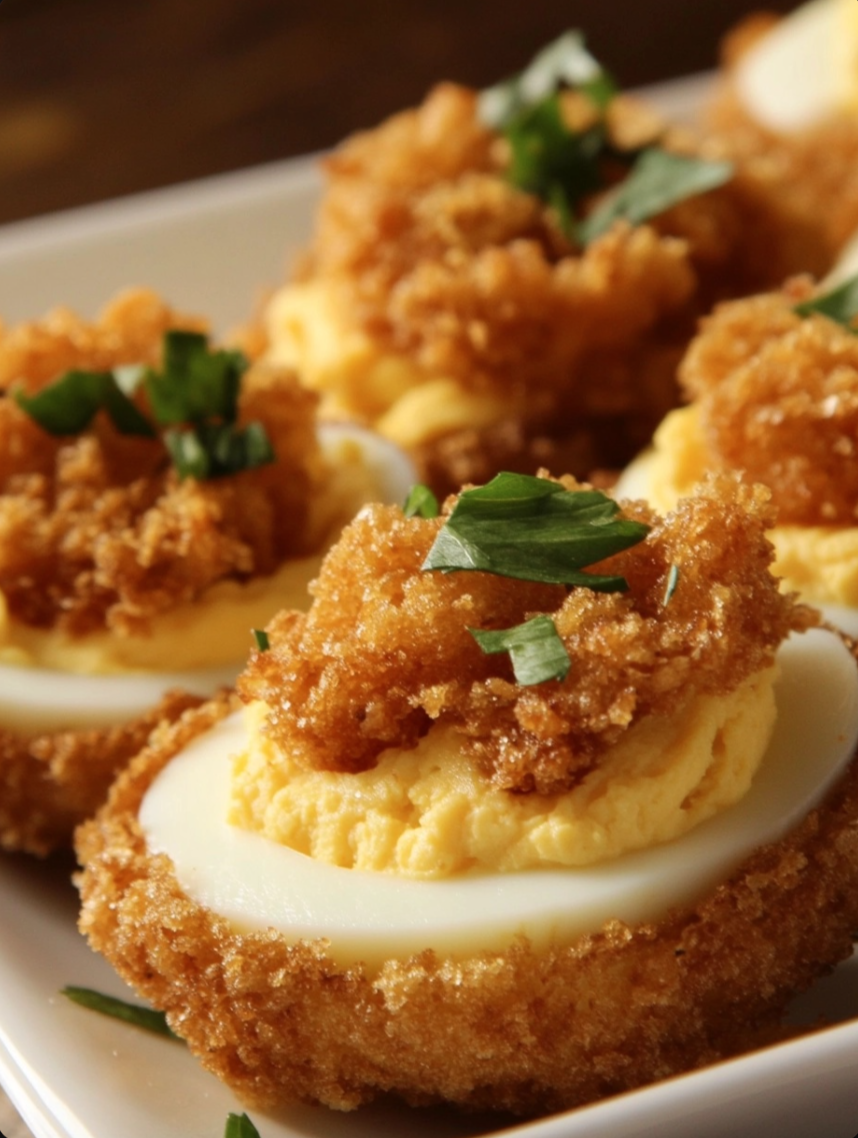 Deep-Fried Deviled Eggs 🥚