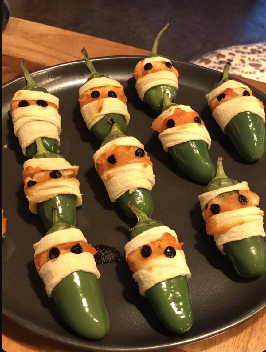 Jalapeño Popper Mummies 🌶️🧀