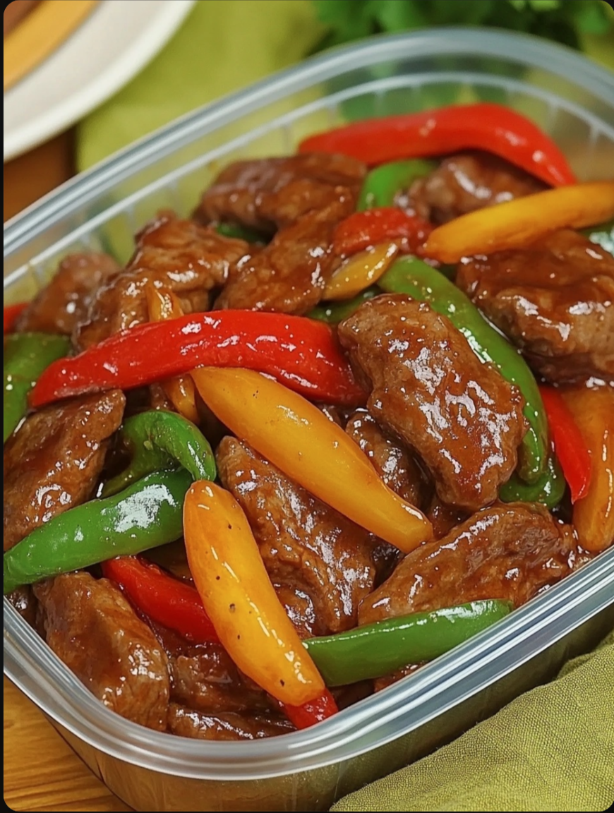 Chinese Pepper Steak with Onion