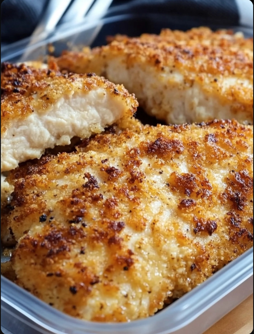 Longhorn Parmesan Crusted Chicken
