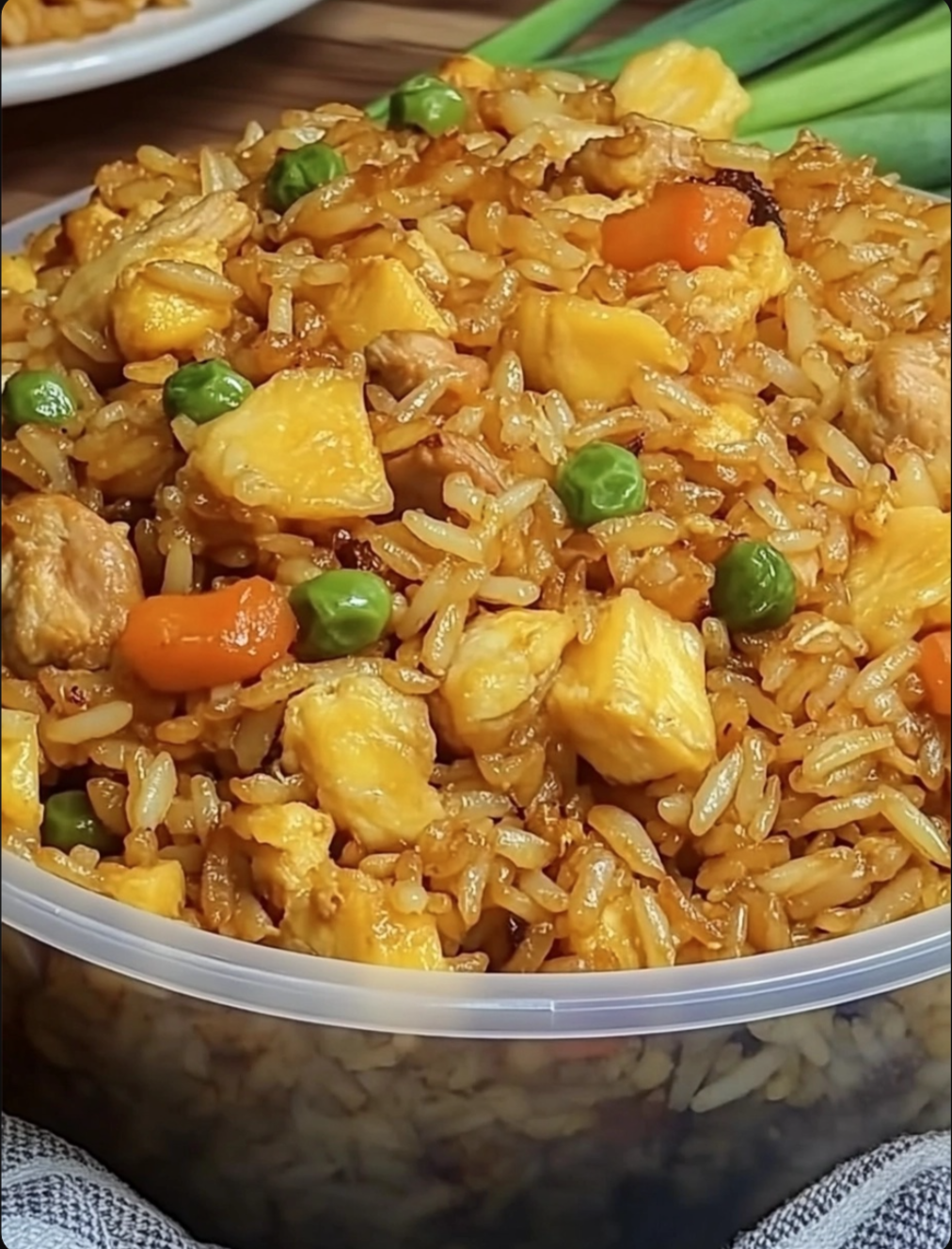 Pineapple Chicken Fried Rice