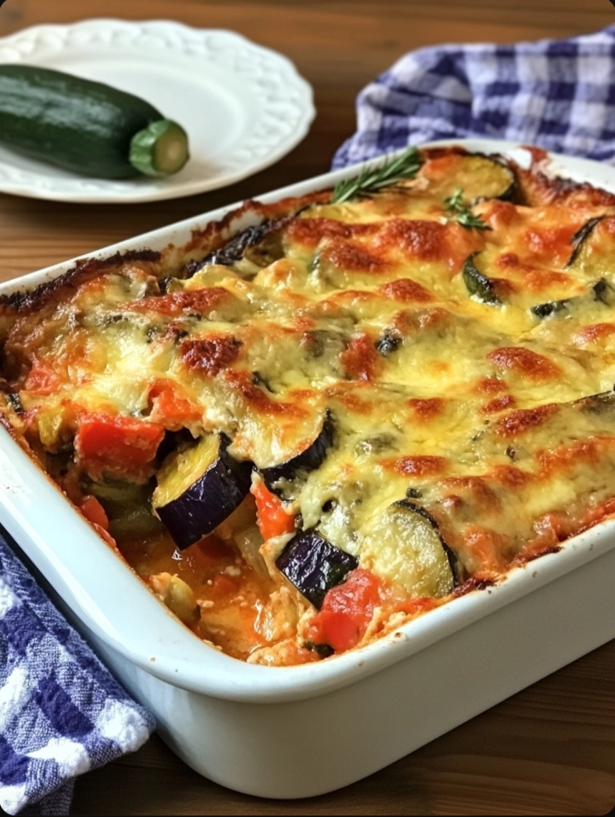 Cheesy Baked Vegetable Casserole