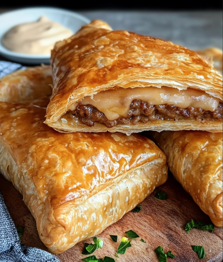 Cheeseburger Hot Pockets