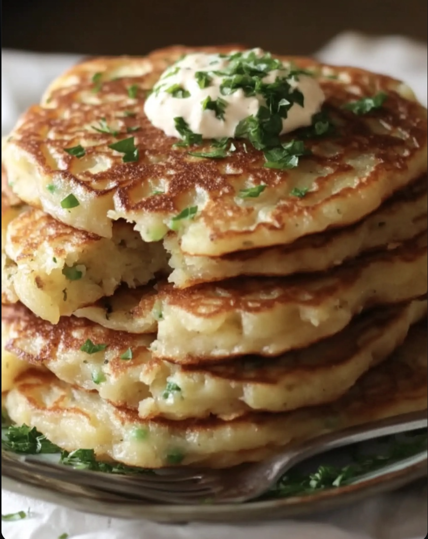 Irish Potato Pancakes Recipe 🥔🥞✨