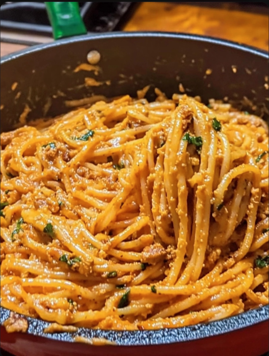 Thai Red Curry Pasta 😍🌶️