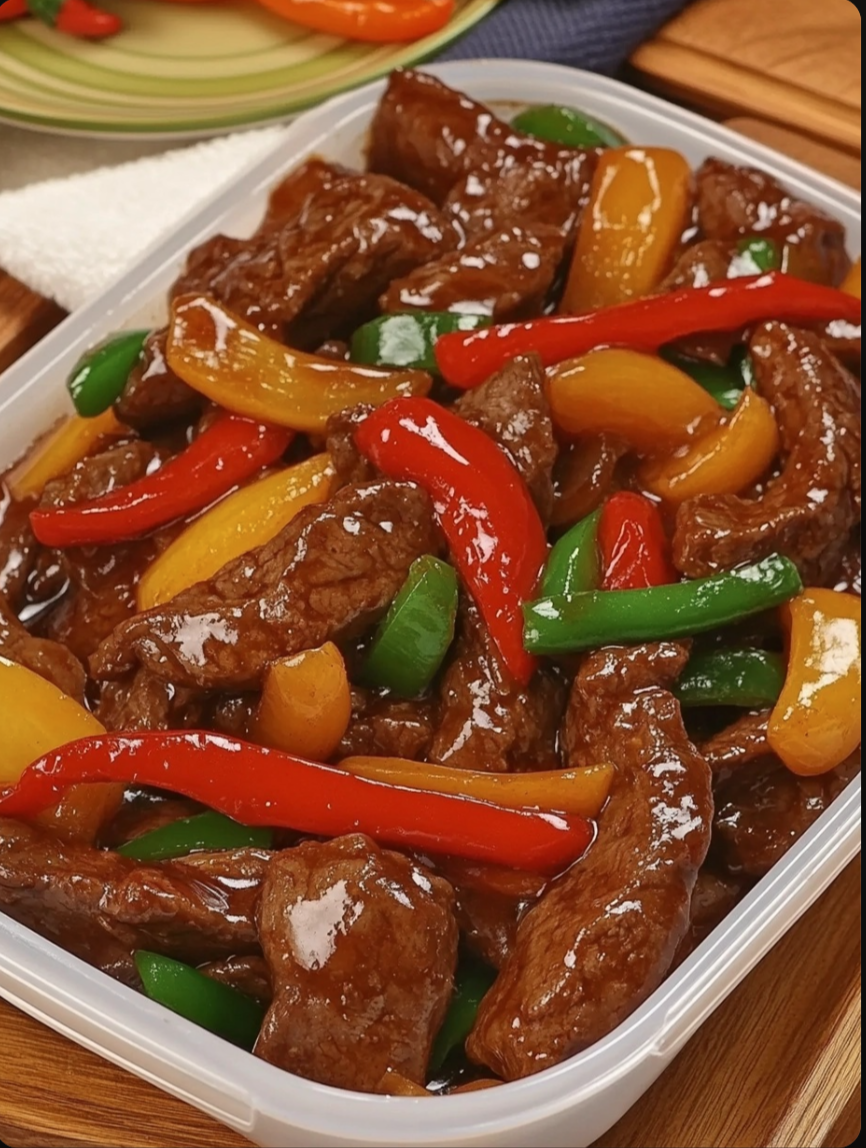 Chinese Pepper Steak with Onion