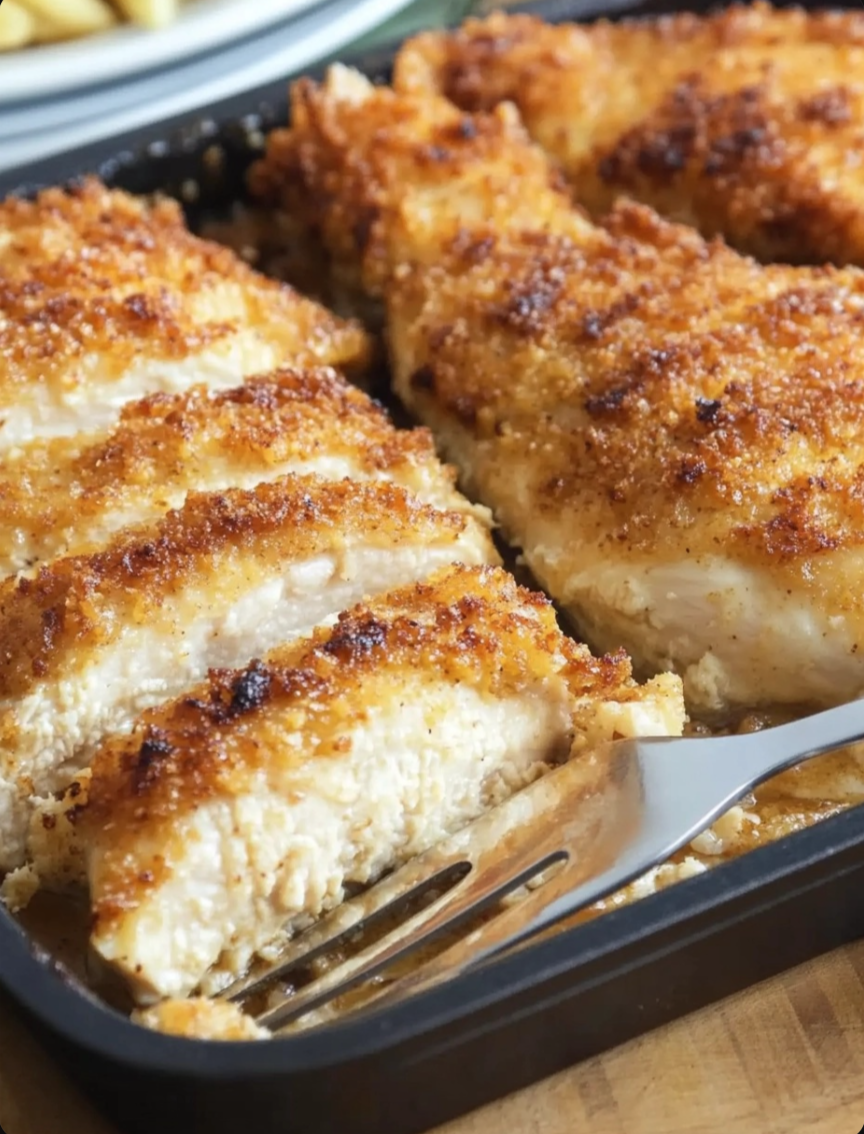 Longhorn Parmesan Crusted Chicken