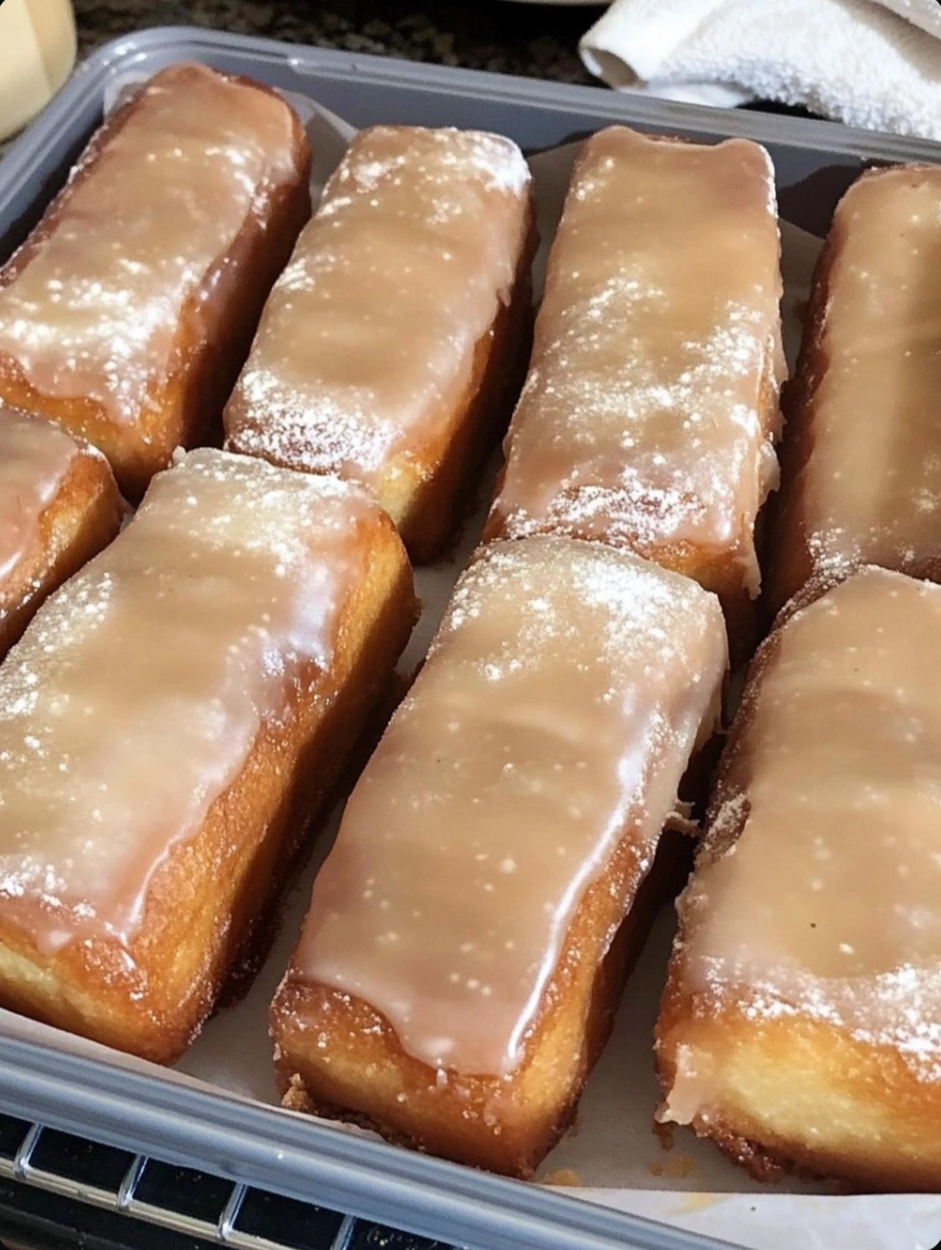 Homemade Maple Donut Bars