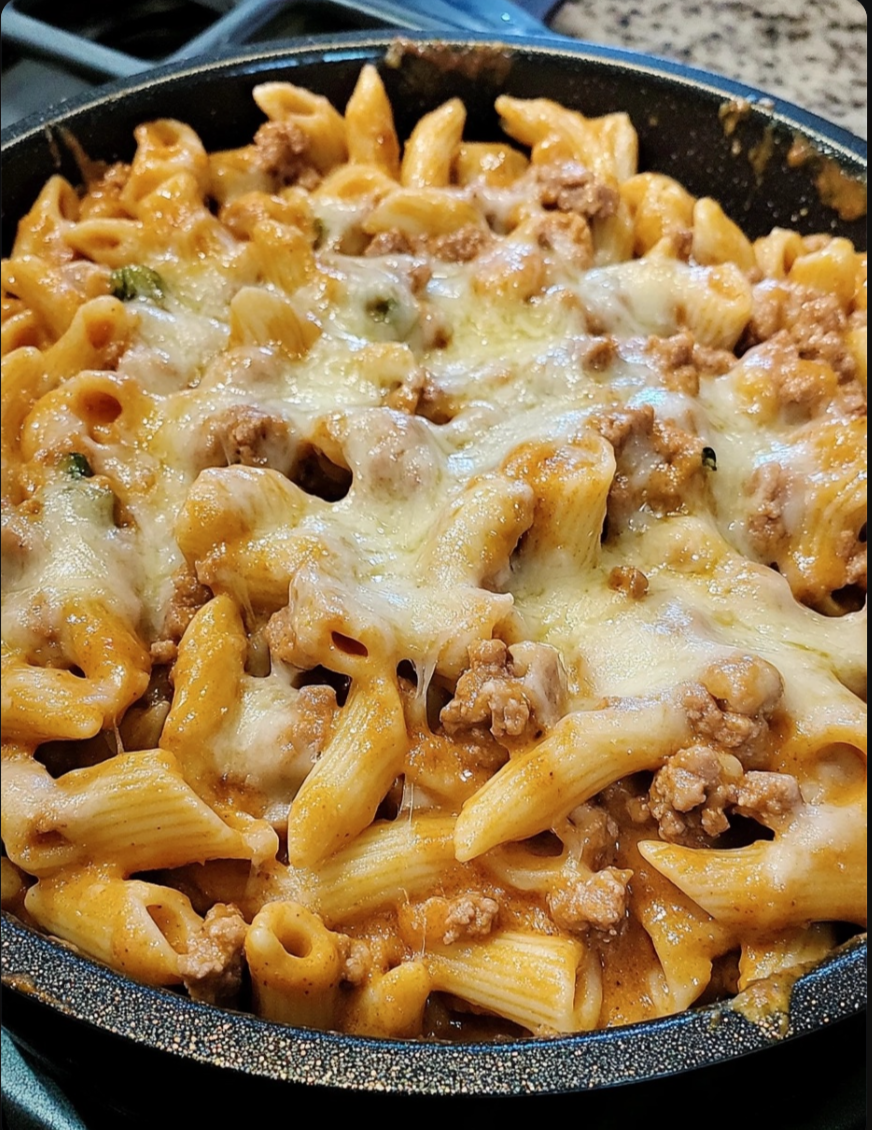 Cheesy Taco Pasta