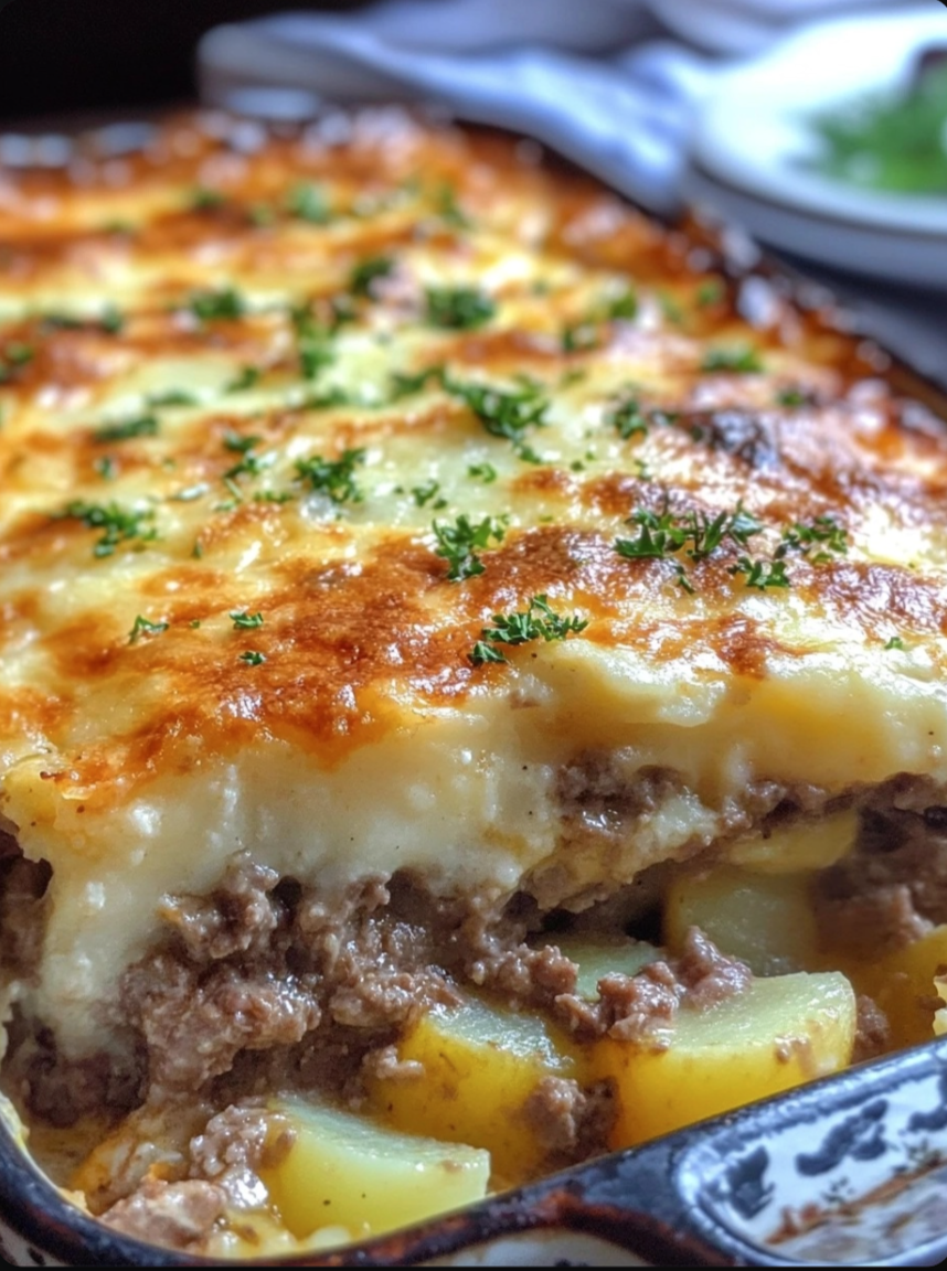 Amazing Beef & Potato CASSEROLE