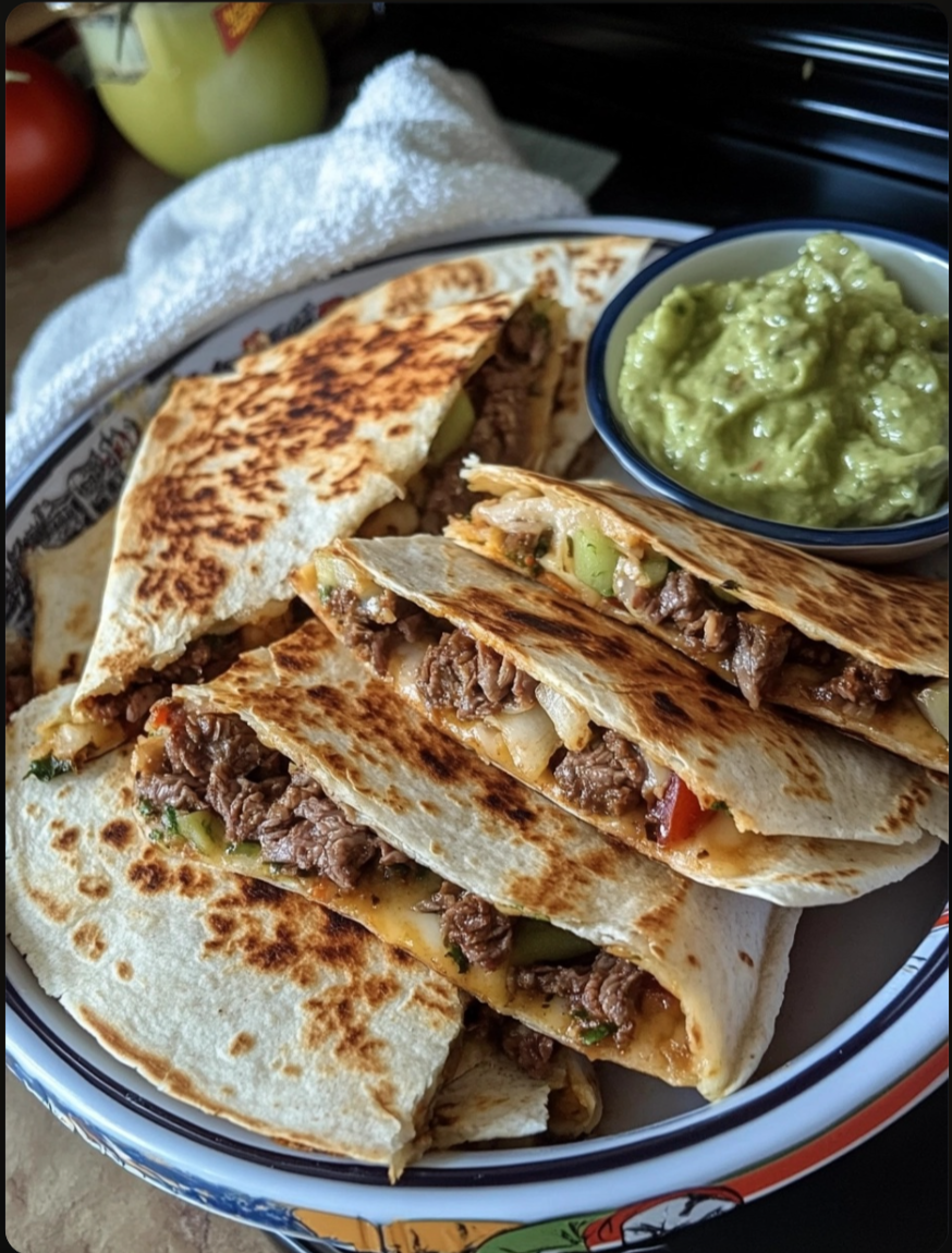 Loaded Steak Quesadillas