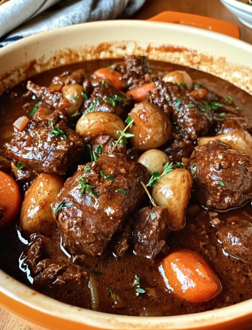 Beef bourguignon