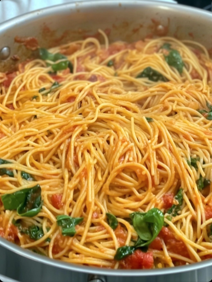 MEGHAN MARKLE’S ONE POT SPAGHETTI