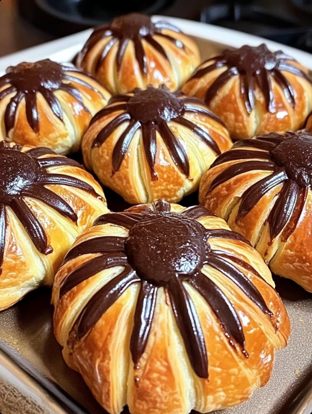 Brownie croissants