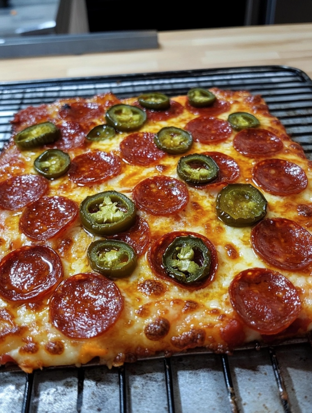 Jalapeno Pepperoni Pan Pizza