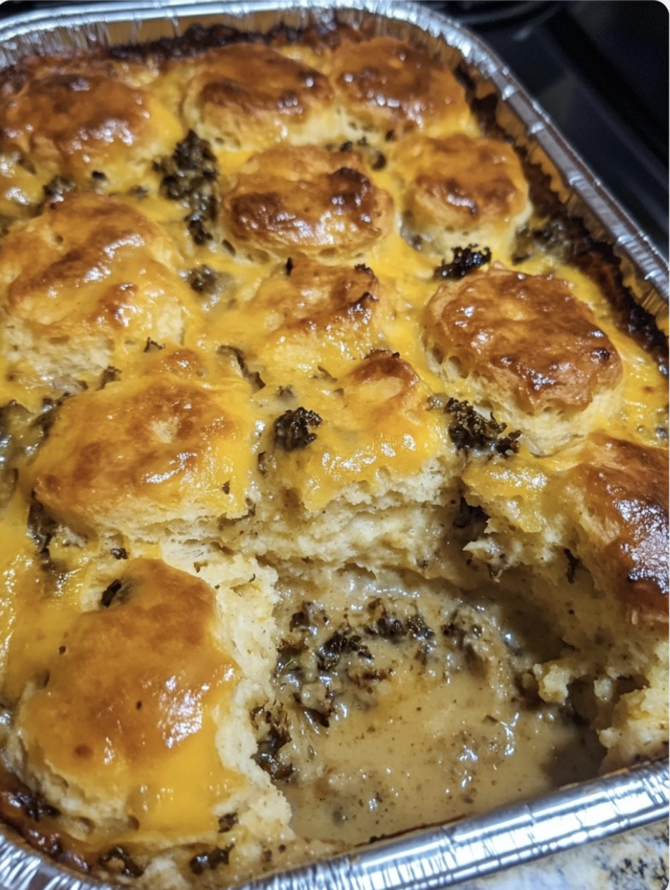 Biscuits And Gravy Casserole
