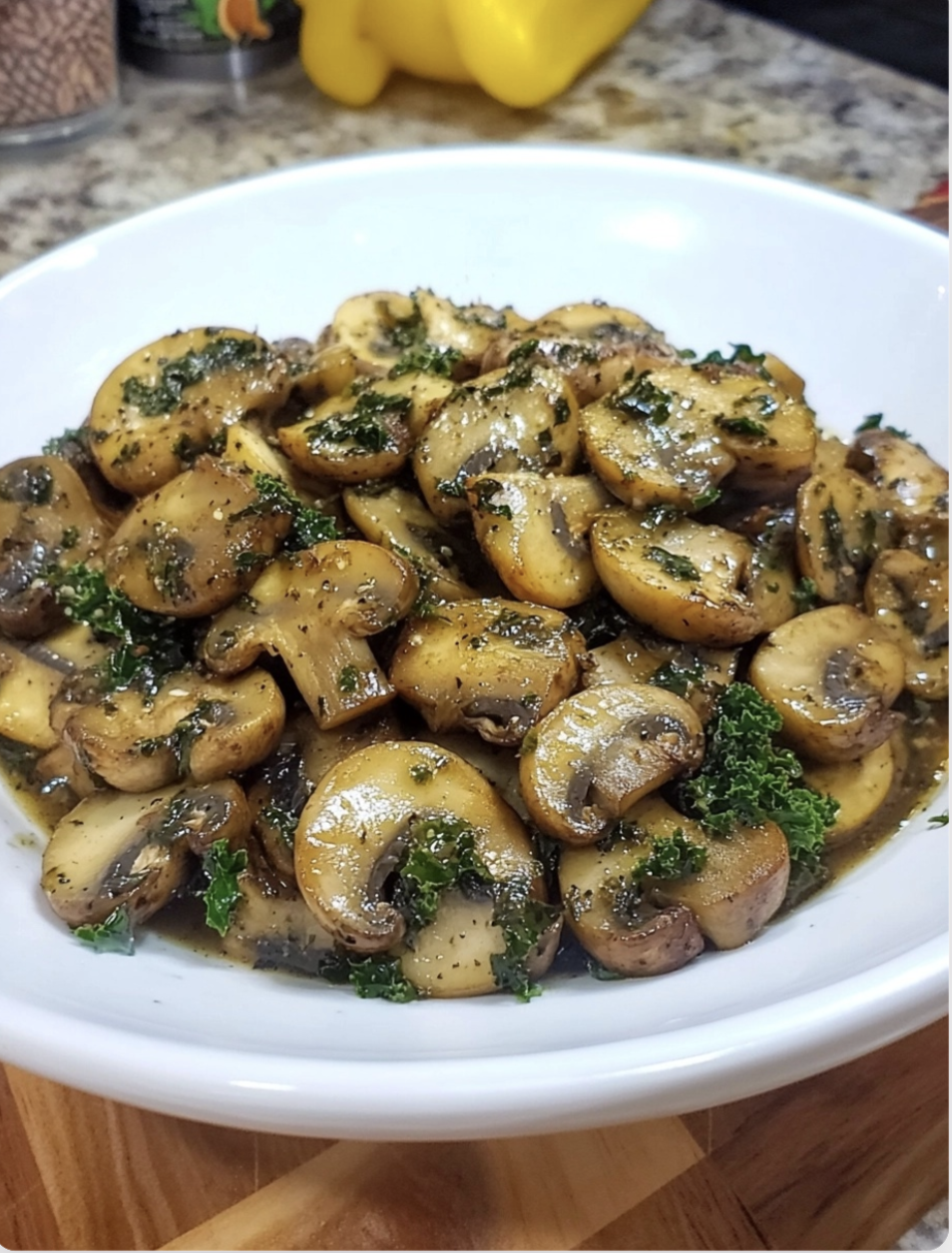 Secret Sauteed Garlic Mushroom