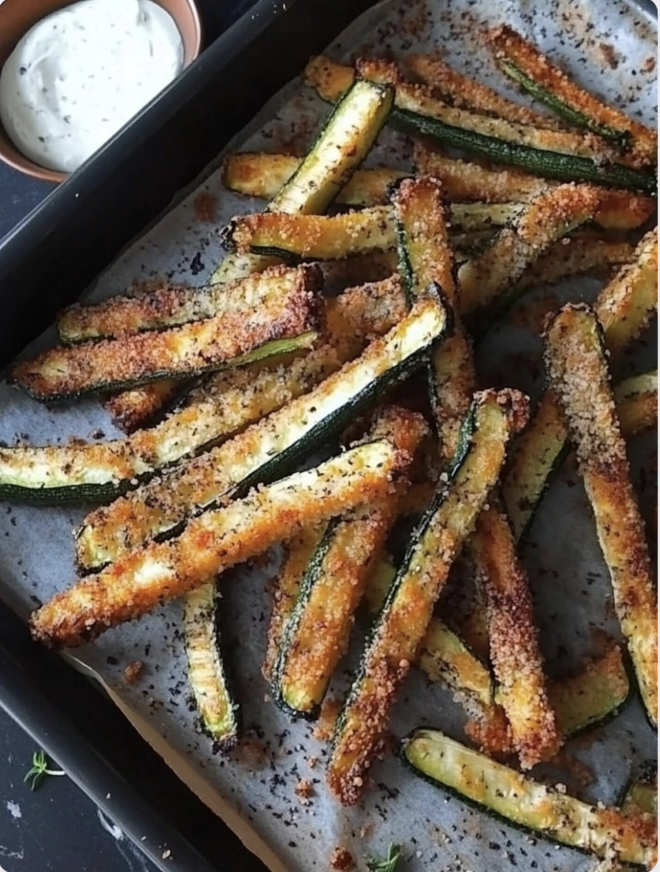 These Baked Zucchini Sticks!