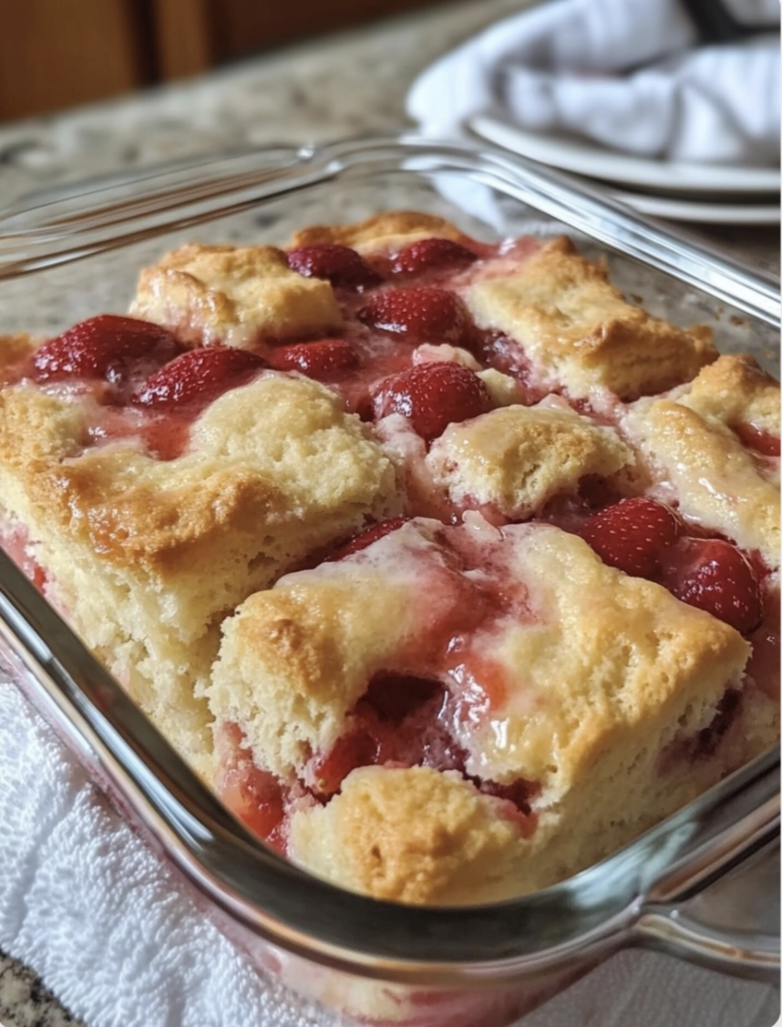 Strawberry Shortcake with Biscuits