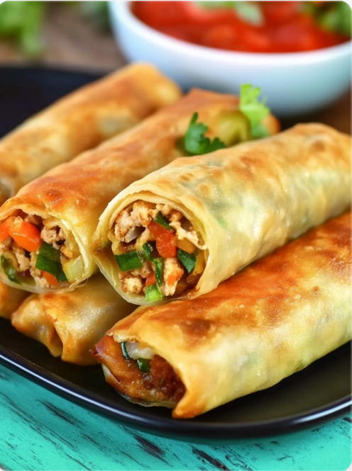 chicken egg rolls