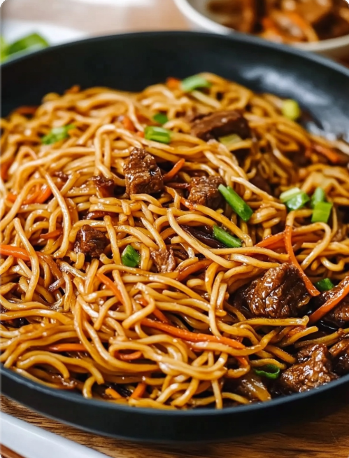 mongolian beef noodles